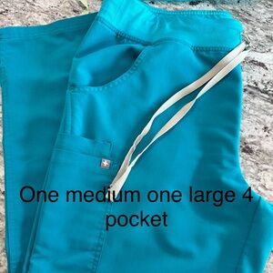 Figs teal women’s pants